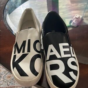 Michael Kors Monochrome Slip-On Shoes